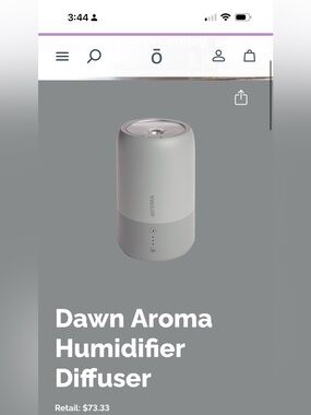 New never opened DoTERRA Dawn humidifier/ diffuser